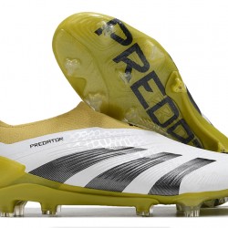 Adidas Predator Accuracy FG Soccer Cleats Olive White Black