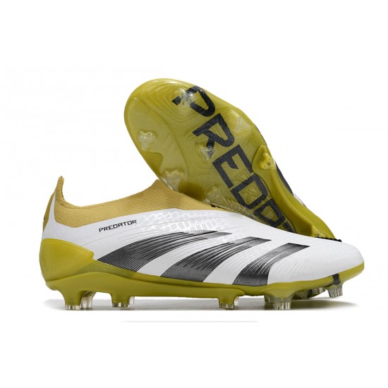 Adidas Predator Accuracy FG Soccer Cleats Olive White Black