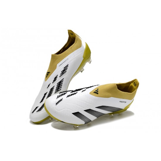 Adidas Predator Accuracy FG Soccer Cleats Olive White Black