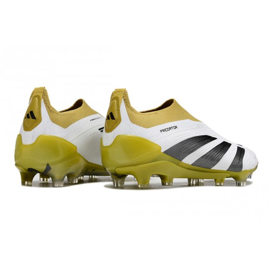 Sale Adidas Predator Accuracy FG Soccer Cleats Olive White Black