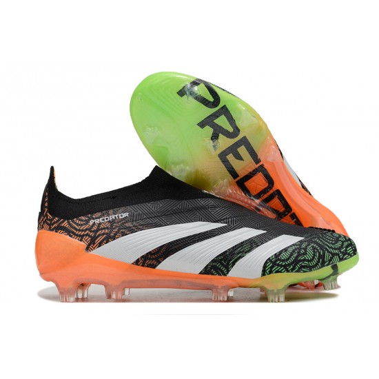 Adidas Predator Accuracy FG Soccer Cleats Orange Black Silver