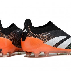 Adidas Predator Accuracy FG Soccer Cleats Orange Black Silver