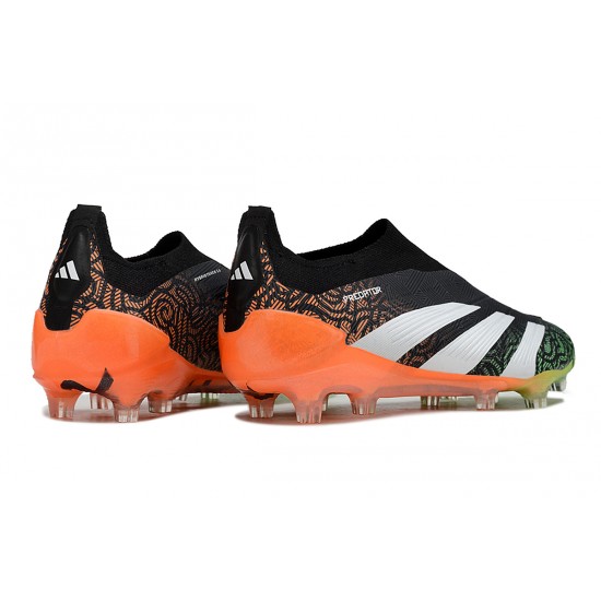 Adidas Predator Accuracy FG Soccer Cleats Orange Black Silver