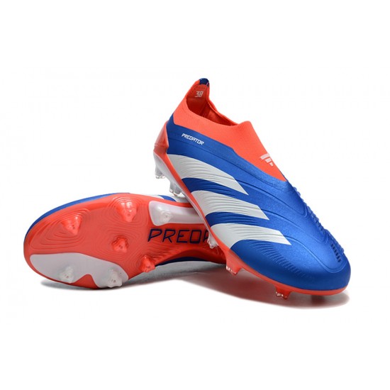 Sale Adidas Predator Accuracy FG Soccer Cleats Orange Blue White