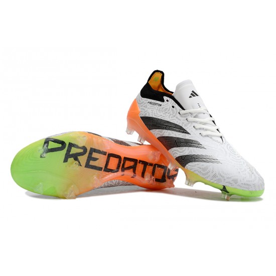 Sale Adidas Predator Accuracy FG Soccer Cleats Orange Grey Black