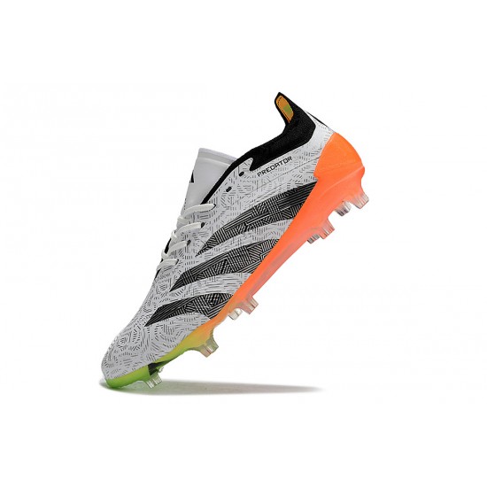 Adidas Predator Accuracy FG Soccer Cleats Orange Grey Black