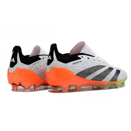 Adidas Predator Accuracy FG Soccer Cleats Orange Grey Black