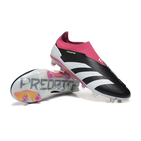 Adidas Predator Accuracy FG Soccer Cleats Pink Black White