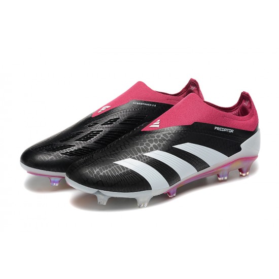 Adidas Predator Accuracy FG Soccer Cleats Pink Black White