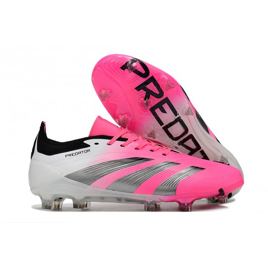 Sale Adidas Predator Accuracy FG Soccer Cleats Purple Black White