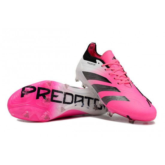 Sale Adidas Predator Accuracy FG Soccer Cleats Purple Black White