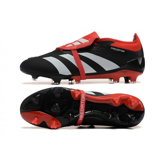 Sale Adidas Predator Accuracy FG Soccer Cleats Red Black White