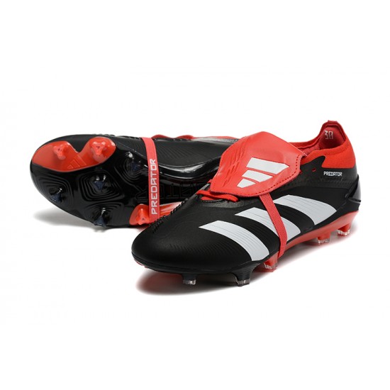 Sale Adidas Predator Accuracy FG Soccer Cleats Red Black White