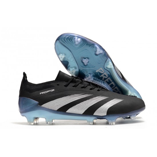 Sale Adidas Predator Accuracy FG Soccer Cleats Silver Black