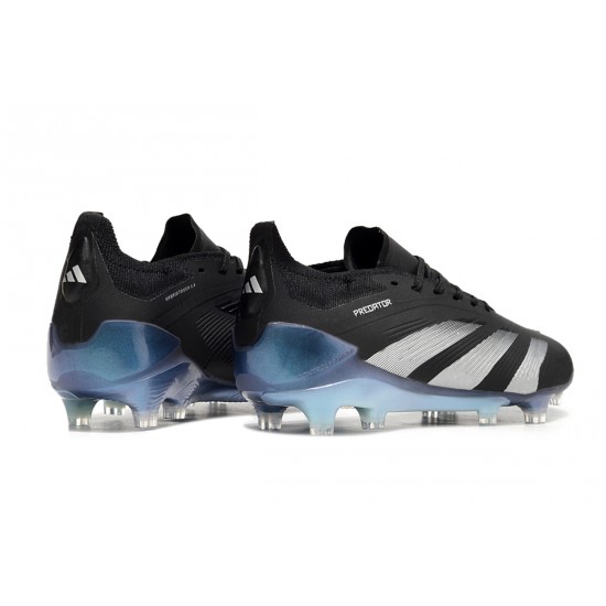 Sale Adidas Predator Accuracy FG Soccer Cleats Silver Black