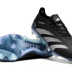 Adidas Predator Accuracy FG Soccer Cleats Silver Black