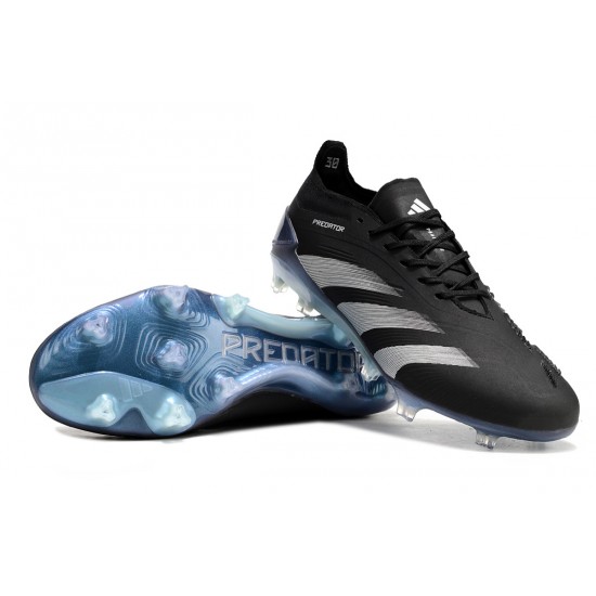 Sale Adidas Predator Accuracy FG Soccer Cleats Silver Black