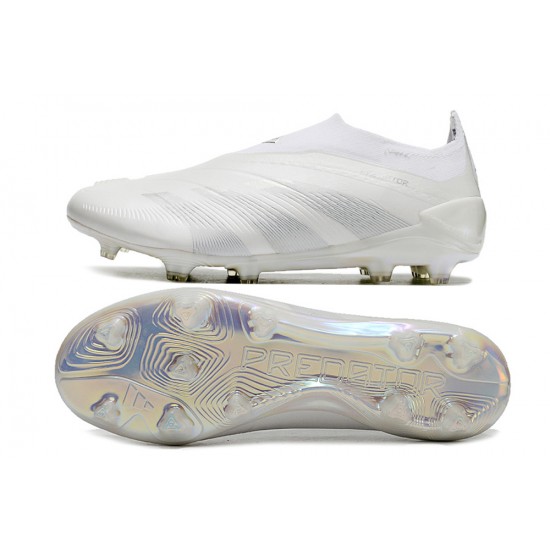 Sale Adidas Predator Accuracy FG Soccer Cleats White Beige