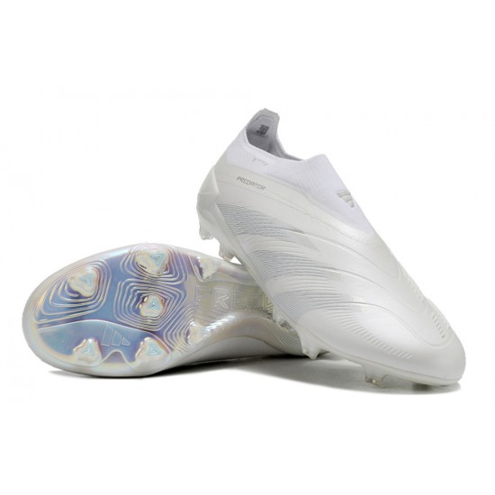 Sale Adidas Predator Accuracy FG Soccer Cleats White Beige