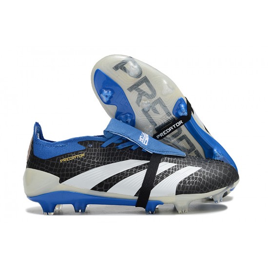 Sale Adidas Predator Accuracy FG Soccer Cleats White Black Blue