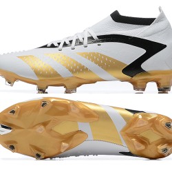 Adidas Predator Accuracy FG Soccer Cleats White Gold Black