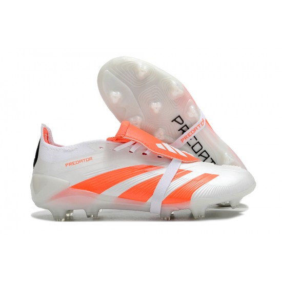 Sale Adidas Predator Accuracy FG Soccer Cleats White Orange