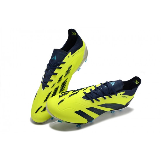 Sale Adidas Predator Accuracy FG Soccer Cleats Yellow Black