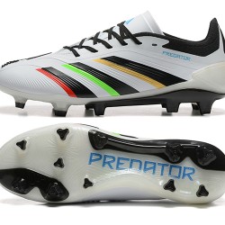 Adidas Predator Accuracy FG White and Black Mens Soccer Cleats 