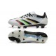 Adidas Predator Accuracy FG White and Black Mens Soccer Cleats