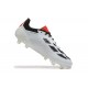 Adidas Predator Accuracy FG White and Red Mens Soccer Cleats