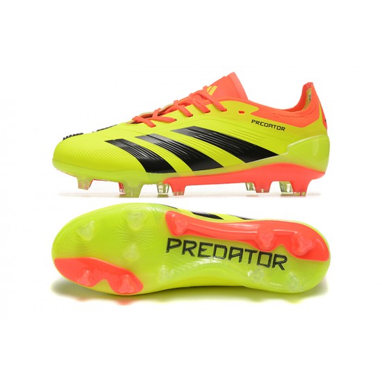 Adidas Predator Accuracy FG Yellow Black Mens Soccer Cleats