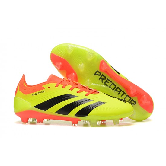 Adidas Predator Accuracy FG Yellow Black Mens Soccer Cleats