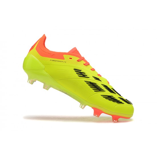 Adidas Predator Accuracy FG Yellow Black Mens Soccer Cleats