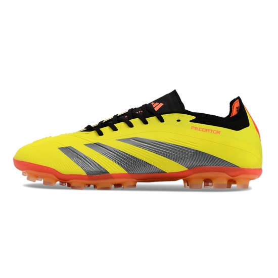 Adidas Predator Elite AG Yellow Black Mens Soccer Cleats