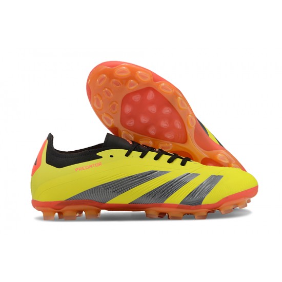 Adidas Predator Elite AG Yellow Black Mens Soccer Cleats