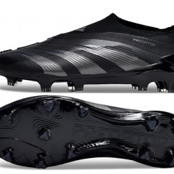 Adidas Predator Elite Laceless Boost FG All Black Low