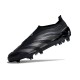 Sale Adidas Predator Elite Laceless Boost FG All Black Low Soccer Cleats