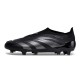 Sale Adidas Predator Elite Laceless Boost FG All Black Low Soccer Cleats