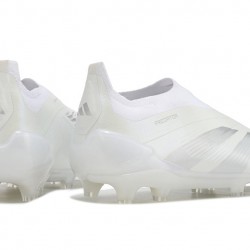 Adidas Predator Elite Laceless Boost FG Beige Silver Low