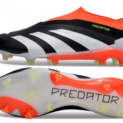 Adidas Predator Elite Laceless Boost FG Grey Black Orange Low