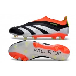 Adidas Predator Elite Laceless Boost FG Grey Black Orange Low