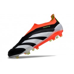 Adidas Predator Elite Laceless Boost FG Grey Black Orange Low