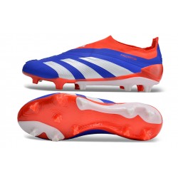 Adidas Predator Elite Laceless Boost FG Orange Silver Blue Low