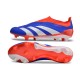 Sale Adidas Predator Elite Laceless Boost FG Orange Silver Blue Low Soccer Cleats