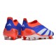 Sale Adidas Predator Elite Laceless Boost FG Orange Silver Blue Low Soccer Cleats