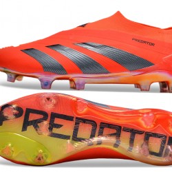 Adidas Predator Elite Laceless Boost FG Red Black Yellow Low