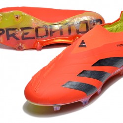 Adidas Predator Elite Laceless Boost FG Red Black Yellow Low