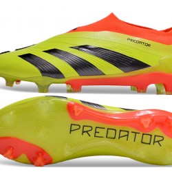 Adidas Predator Elite Laceless Boost FG Yellow Black Orange Low