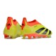 Sale Adidas Predator Elite Laceless Boost FG Yellow Black Orange Low Soccer Cleats