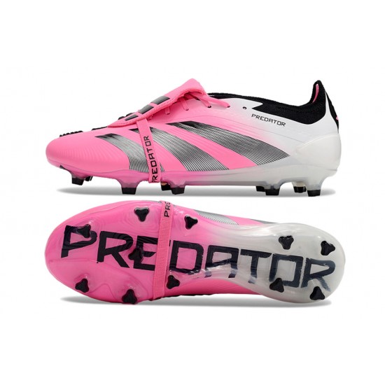 Adidas Predator Elite Tongue FG Pink Black And White
